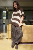 Scamp Leopard Demi Bloom Pant Coffee Bean /11 